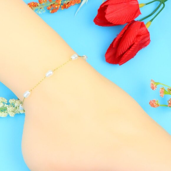 Elegant Handmade Anklet – Perfect for Women & Girls | Ideal Gift Option, DYC1193 - Picture 2 of 7